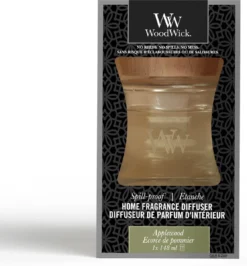 Woodwick - Applewood Home Fragrance Diffuser ( Apple Wood ) - Aroma Diffuser With Cap