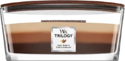 WoodWick Heartwick Flame Ellipse Trilogy Geurkaars - Cafe Sweets
