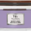 WoodWick Heartwick Ellipse Geurkaars - Amethyst & Amber