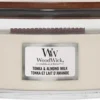 WoodWick Heartwick Ellipse Geurkaars - Tonka & Almond Milk