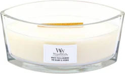 WoodWick Heartwick Flame Ellipse Geurkaars - White Tea & Jasmine -WoodWick 1200x708 2
