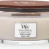 WoodWick Geurkaars Ellipse Smoked Jasmine - 9 Cm / 19 Cm