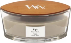 WoodWick Heartwick Flame Ellipse Geurkaars - Fireside -WoodWick 1200x724