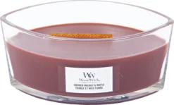 WoodWick Heartwick Flame Ellipse Geurkaars - Smoked Walnut & Maple -WoodWick 1200x725 1