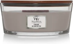 WoodWick Heartwick Flame Ellipse Geurkaars - Fireside
