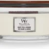 WoodWick Heartwick Flame Ellipse Geurkaars - White Tea & Jasmine