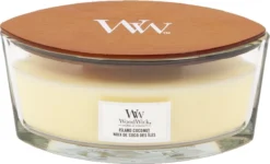 WoodWick Heartwick Flame Ellipse Geurkaars - Island Coconut -WoodWick 1200x728 6