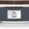 WoodWick Heartwick Flame Ellipse Geurkaars - Indigo Suede