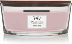 WoodWick Heartwick Flame Ellipse Geurkaars - Coastal Sunset