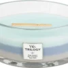 WoodWick Heartwick Flame Ellipse Trilogy Geurkaars - Woven Comfort