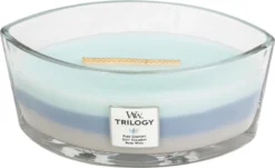 WoodWick Heartwick Flame Ellipse Trilogy Geurkaars - Woven Comfort
