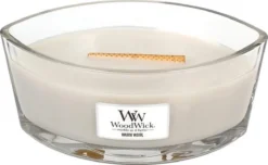 WoodWick Geurkaars Ellipse Warm Wool - 9 Cm / 19 Cm