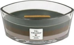 Woodwick Trilogy Cozy Cabin Ellipse Candle - Geurkaars -WoodWick 1200x740