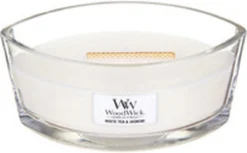 WoodWick Heartwick Flame Ellipse Geurkaars - White Tea & Jasmine -WoodWick 1200x741 1