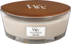 WoodWick Heartwick Flame Ellipse Geurkaars - Wood Smoke -WoodWick 1200x748 1