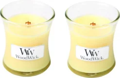 WoodWick Geurkaars Mini Lemongrass & Lily - 8 Cm / ø 7 Cm -WoodWick 1200x778