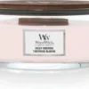 WoodWick Geurkaars Sheer Tuberose Ellipse Candle