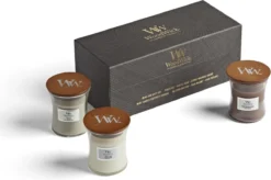 WoodWick Hourglass Geurkaars Deluxe Giftset - 3 Mini - Woody -WoodWick 1200x799 1