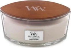 WoodWick Heartwick Flame Ellipse Geurkaars - Smoked Jasmine -WoodWick 1200x814