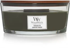 WoodWick Heartwick Flame Ellipse Geurkaars - Frasier Fir