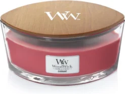 WoodWick Heartwick Flame Ellipse Geurkaars - Currant