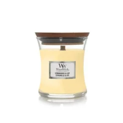 WoodWick Medium Candle - Lemongrass & Lily