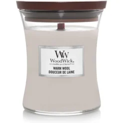 WoodWick Medium Candle - Warm Wool