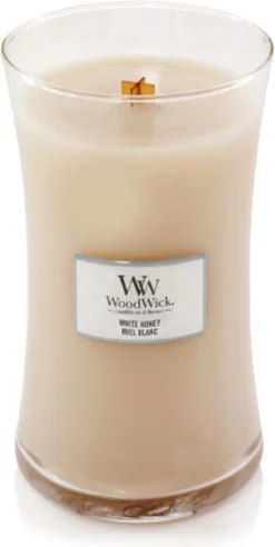WoodWick Hourglass Large Geurkaars - White Honey 14 WoodWick Hourglass Large Geurkaars - White Honey -WoodWick 603x1200 1
