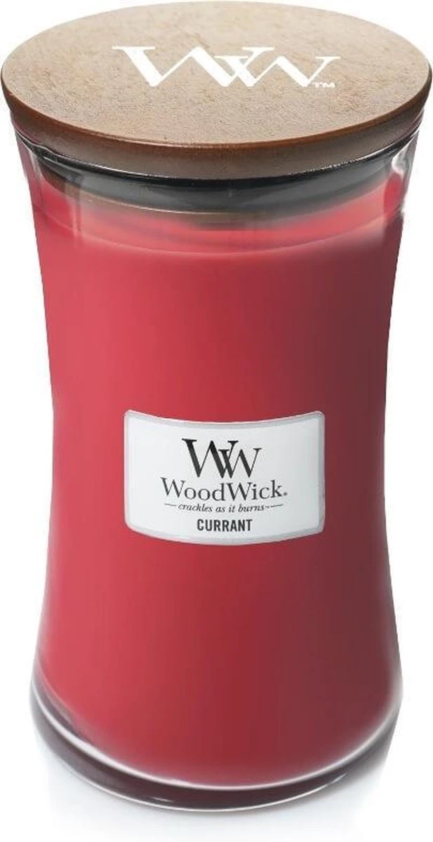 WoodWick Hourglass Large Geurkaars - Currant 2 WoodWick Hourglass Large Geurkaars - Currant - Afbeelding 2