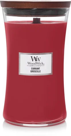WoodWick Hourglass Large Geurkaars - Currant