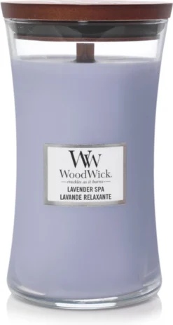 WoodWick Hourglass Large Geurkaars - Lavender Spa 8 WoodWick Hourglass Large Geurkaars - Lavender Spa -WoodWick 640x1200