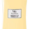 WoodWick Hourglass Large Geurkaars - Lemongrass & Lily