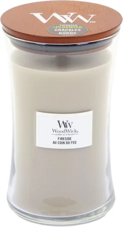 WoodWick Hourglass Large Geurkaars - Fireside -WoodWick 653x1200