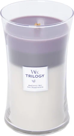 WoodWick Trilogy Hourglass Large Geurkaars - Amethyst Sky -WoodWick 654x1200 4
