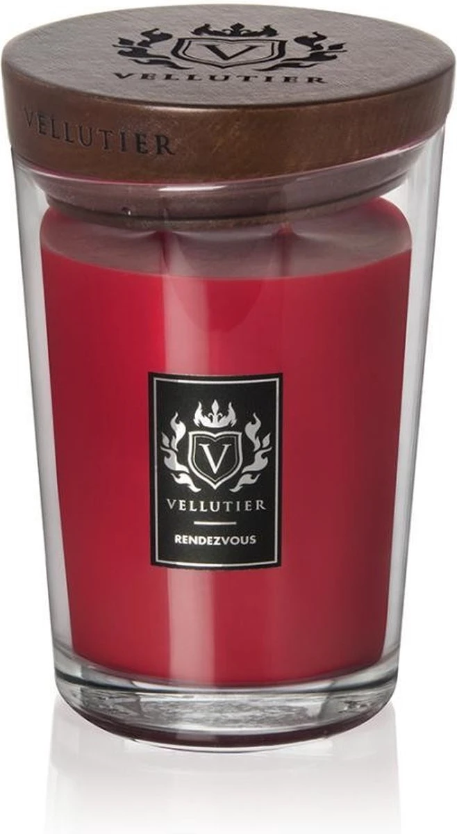 WoodWick Vellutier Geurkaars Large Rendezvous - 16 Cm / ø 11 Cm 1 WoodWick Vellutier Geurkaars Large Rendezvous - 16 Cm / ø 11 Cm