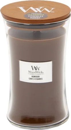 WoodWick Hourglass Large Geurkaars - Humidor -WoodWick 659x1200 1