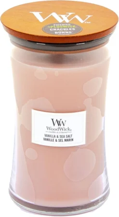 WoodWick Hourglass Large Geurkaars - Vanilla & Sea Salt -WoodWick 661x1200 3