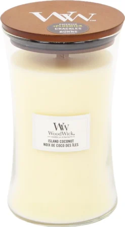 WoodWick Hourglass Large Geurkaars - Island Coconut -WoodWick 661x1200 5