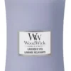 WoodWick Hourglass Large Geurkaars - Lavender Spa