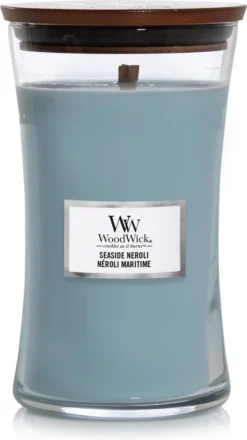 WoodWick Hourglass Large Geurkaars - Seaside Neroli