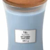 WoodWick Hourglass Large Geurkaars - Soft Chambray