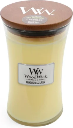 WoodWick Hourglass Large Geurkaars - Lemongrass & Lily 6 WoodWick Hourglass Large Geurkaars - Lemongrass & Lily -WoodWick 691x1200 1
