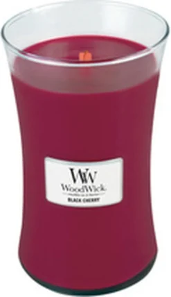 WoodWick Hourglass Large Geurkaars - Black Cherry -WoodWick 692x1200