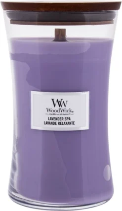 WoodWick Hourglass Large Geurkaars - Lavender Spa 9 WoodWick Hourglass Large Geurkaars - Lavender Spa -WoodWick 693x1200 1
