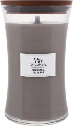 WoodWick Hourglass Large Geurkaars - Wood Smoke -WoodWick 694x1200 3