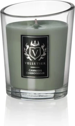 WoodWick Vellutier Geurkaars |Cannabis Connaisseur Candle | Medium -WoodWick 714x1200