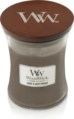 WoodWick Hourglass Medium Geurkaars - Sand & Driftwood -WoodWick 749x1200