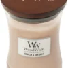 Woodwick Hourglass Medium Geurkaars - Vanilla Sea Salt