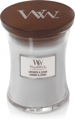 Woodwick Lavender & Cedar Medium Candle -WoodWick 756x1200