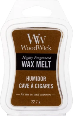 Woodwick Mini Wax Melt Humidor, 3 Stuks